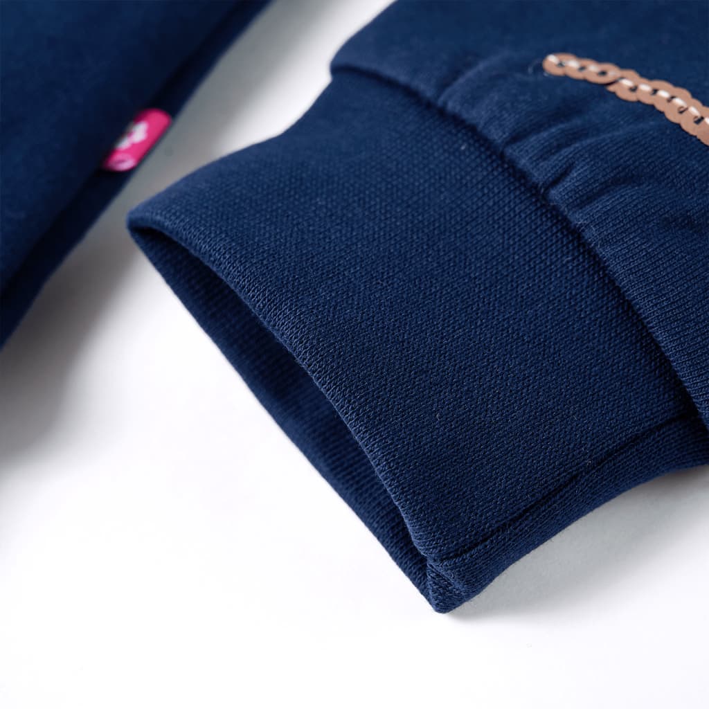 Felpa per Bambini Blu Marino 128 14097