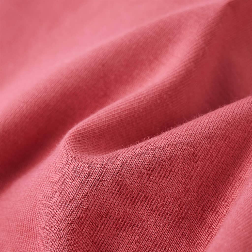 Maglietta da Bambina a Maniche Lunghe Rosa Antico 104 14105