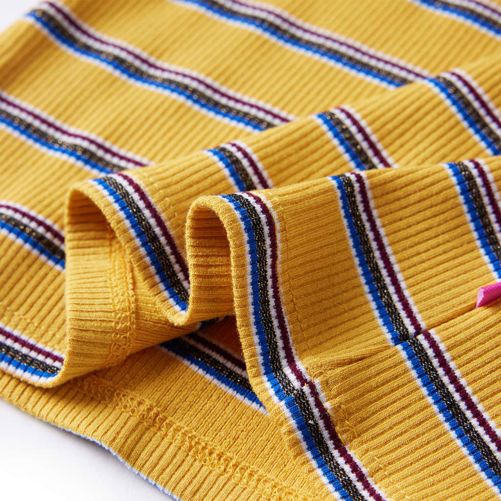 Maglietta da Bambina a Maniche Lunghe Ocra 92 14109