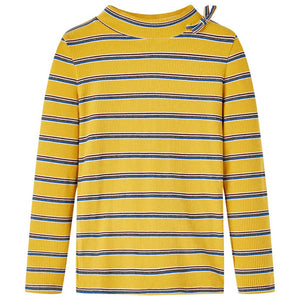 Maglietta da Bambina a Maniche Lunghe Ocra 104cod mxl 84056