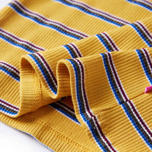 Maglietta da Bambina a Maniche Lunghe Ocra 104 14110