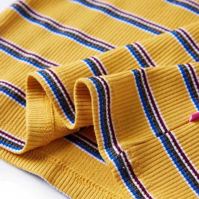 Maglietta da Bambina a Maniche Lunghe Ocra 116 14111