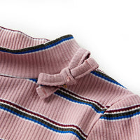 Maglietta da Bambina a Maniche Lunghe Rosa Chiaro 104 14115