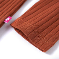 Maglietta da Bambina a Maniche Lunghe Cognac 92 14124