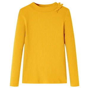 Maglietta da Bambina a Maniche Lunghe Ocra 104cod mxl 132367