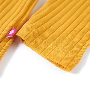 Maglietta da Bambina a Maniche Lunghe Ocra 116