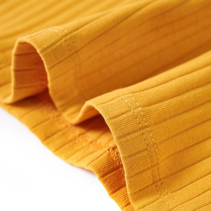 Maglietta da Bambina a Maniche Lunghe Ocra 116