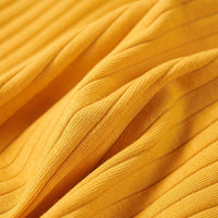 Maglietta da Bambina a Maniche Lunghe Ocra 116