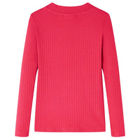 Maglietta da Bambina a Maniche Lunghe Fucsia 92cod mxl 108441