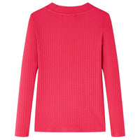 Maglietta da Bambina a Maniche Lunghe Fucsia 116