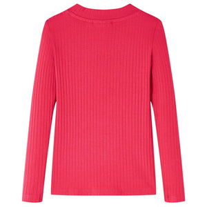 Maglietta da Bambina a Maniche Lunghe Fucsia 116