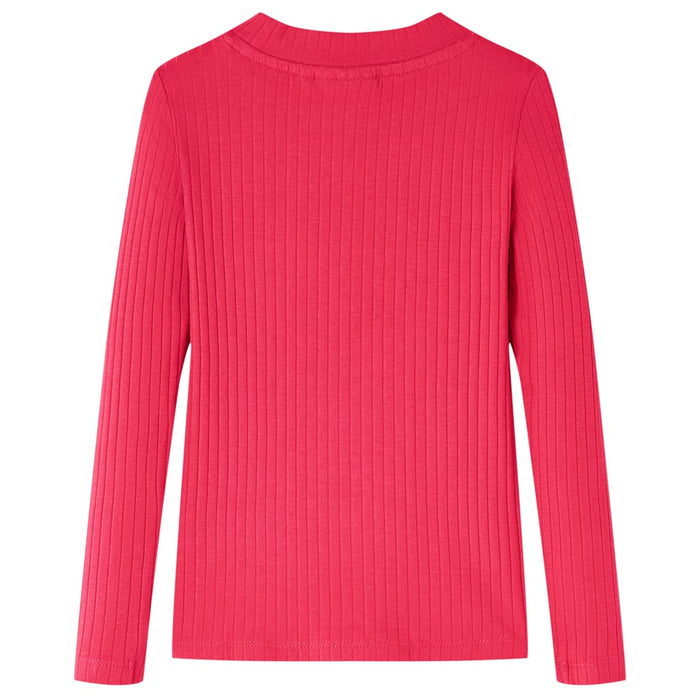 Maglietta da Bambina a Maniche Lunghe Fucsia 128cod mxl 132368