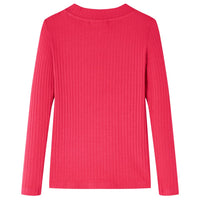 Maglietta da Bambina a Maniche Lunghe Fucsia 128 14142