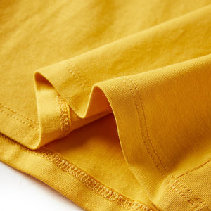 Maglietta da Bambina a Maniche Lunghe Ocra 116 14166