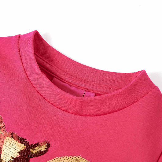 Felpa per Bambine Fucsia 116 14176