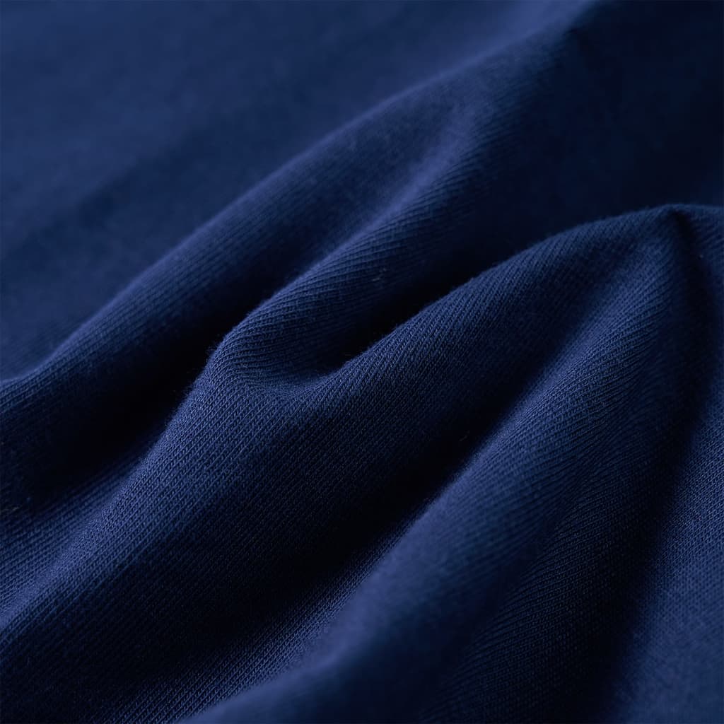 Maglietta da Bambina Maniche Lunghe Blu Marino 104 14180