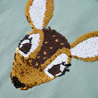 Maglietta da Bambina Maniche Lunghe Menta Medio 128 14187