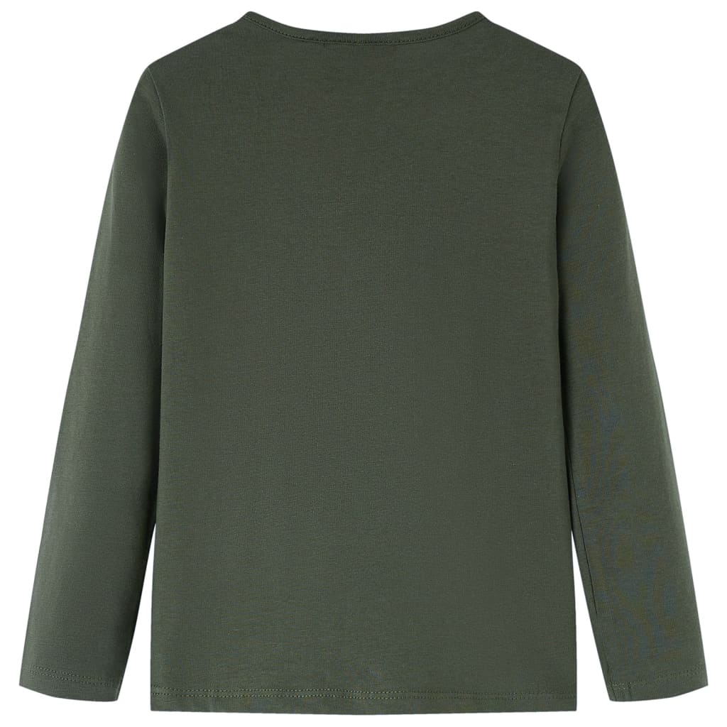 Maglietta da Bambina a Maniche Lunghe Khaki 92