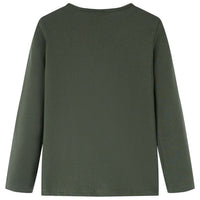 Maglietta da Bambina a Maniche Lunghe Khaki 92