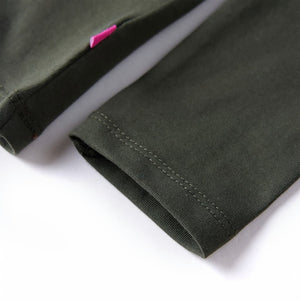 Maglietta da Bambina a Maniche Lunghe Khaki 92