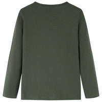 Maglietta da Bambina a Maniche Lunghe Khaki 104 14205