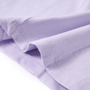 Maglietta Bambina Maniche Lunghe Lilla Chiaro 92 14219