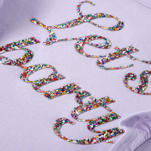 Maglietta Bambina Maniche Lunghe Lilla Chiaro 104 14220