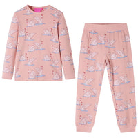 Pigiama da Bambina a Maniche Lunghe Rosa Chiaro 104cod mxl 133357