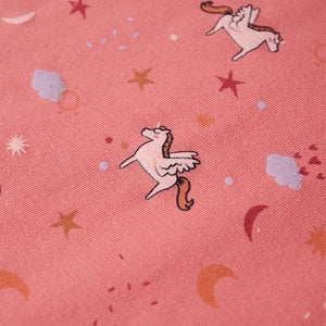 Pigiama da Bambina a Maniche Lunghe Rosa Antico 92 14229