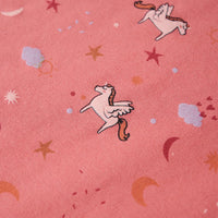 Pigiama da Bambina a Maniche Lunghe Rosa Antico 128