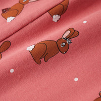 Tutina con Cappuccio da Bambina Rosa Antico 92 14234