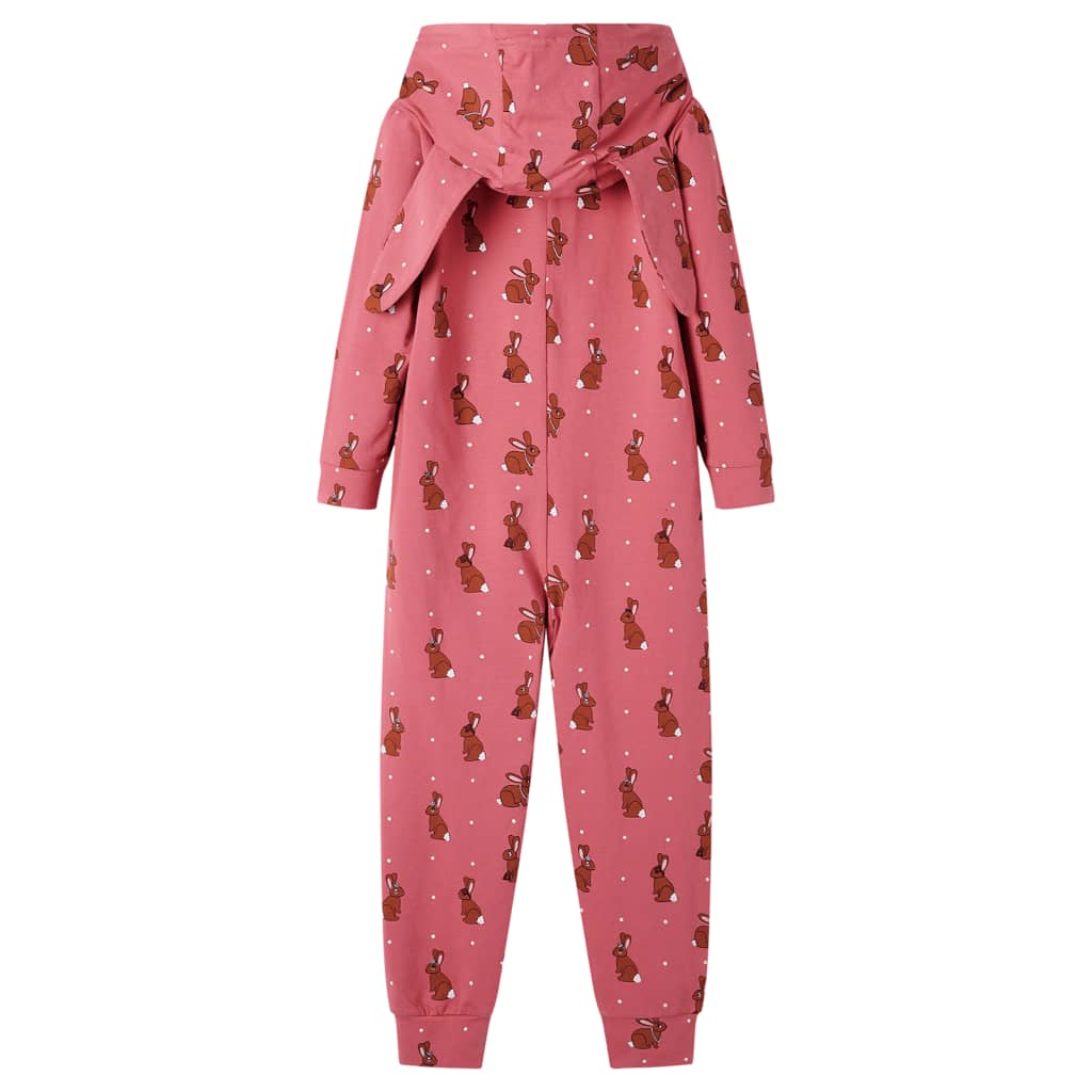 Tutina con Cappuccio da Bambina Rosa Antico 104cod mxl 86338