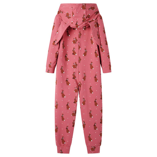 Tutina con Cappuccio da Bambina Rosa Antico 104cod mxl 86338