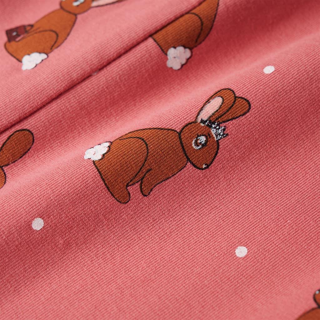 Tutina con Cappuccio da Bambina Rosa Antico 116 14236