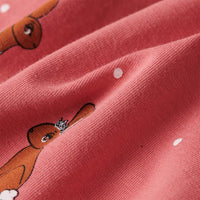 Tutina con Cappuccio da Bambina Rosa Antico 116 14236