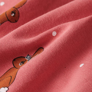 Tutina con Cappuccio da Bambina Rosa Antico 116 14236