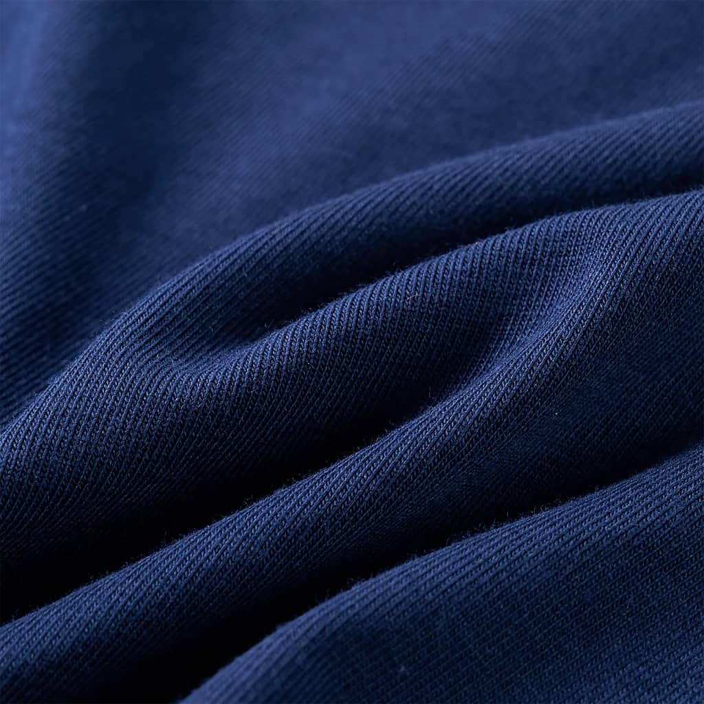 Maglietta per Bambini a Maniche Lunghe Blu Marino 140 14243