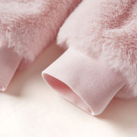 Giacca per Bambini in Pelliccia Sintetica Rosa 92 14249