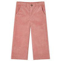 Pantaloni per Bambini in Velluto a Coste Rosa Antico 104cod mxl 108651