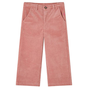 Pantaloni per Bambini in Velluto a Coste Rosa Antico 104cod mxl 108651