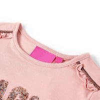 Maglietta Bambini a Maniche Lunghe Rosa Chiaro 116cod mxl 132299