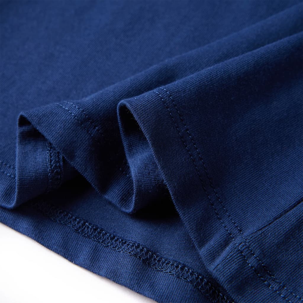 Maglietta per Bambini Maniche Lunghe Blu Marino 104 14285