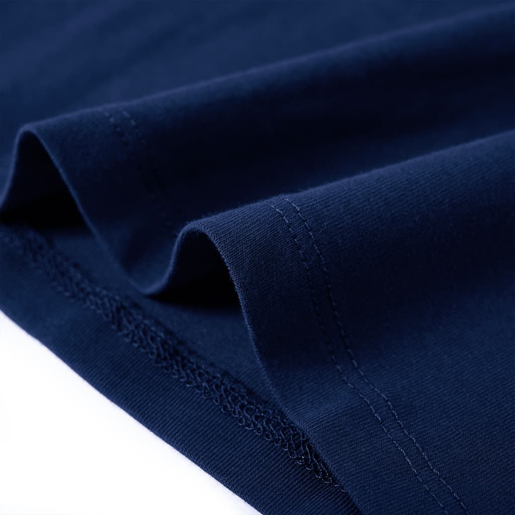 Maglietta da Bambina Maniche Lunghe Blu Marino 92 14289