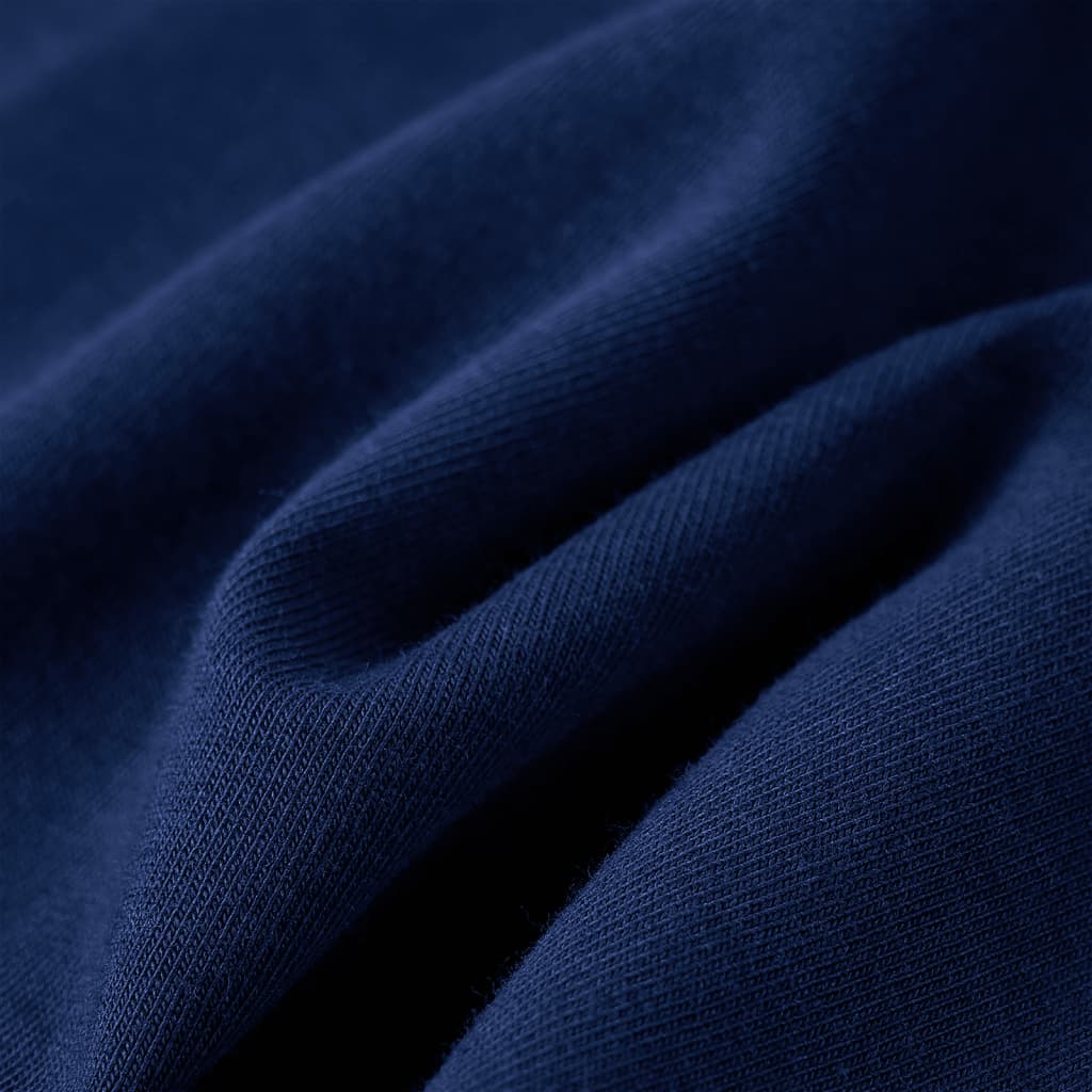 Maglietta da Bambina Maniche Lunghe Blu Marino 116 14291