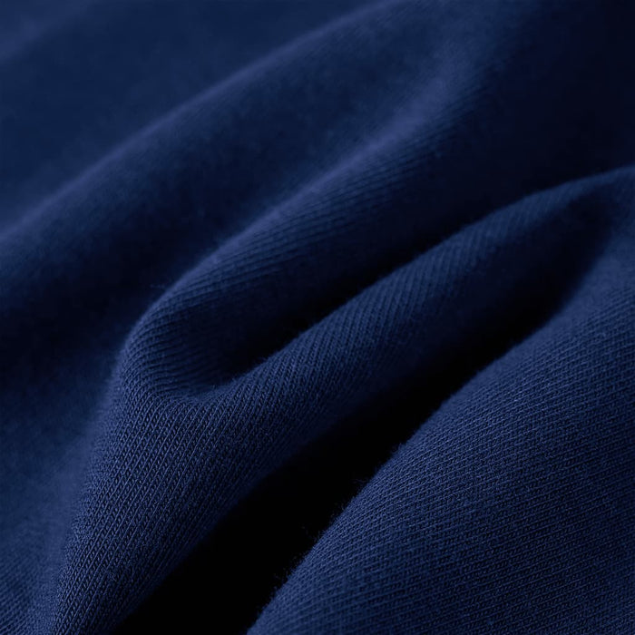 Maglietta da Bambina Maniche Lunghe Blu Marino 128 14292