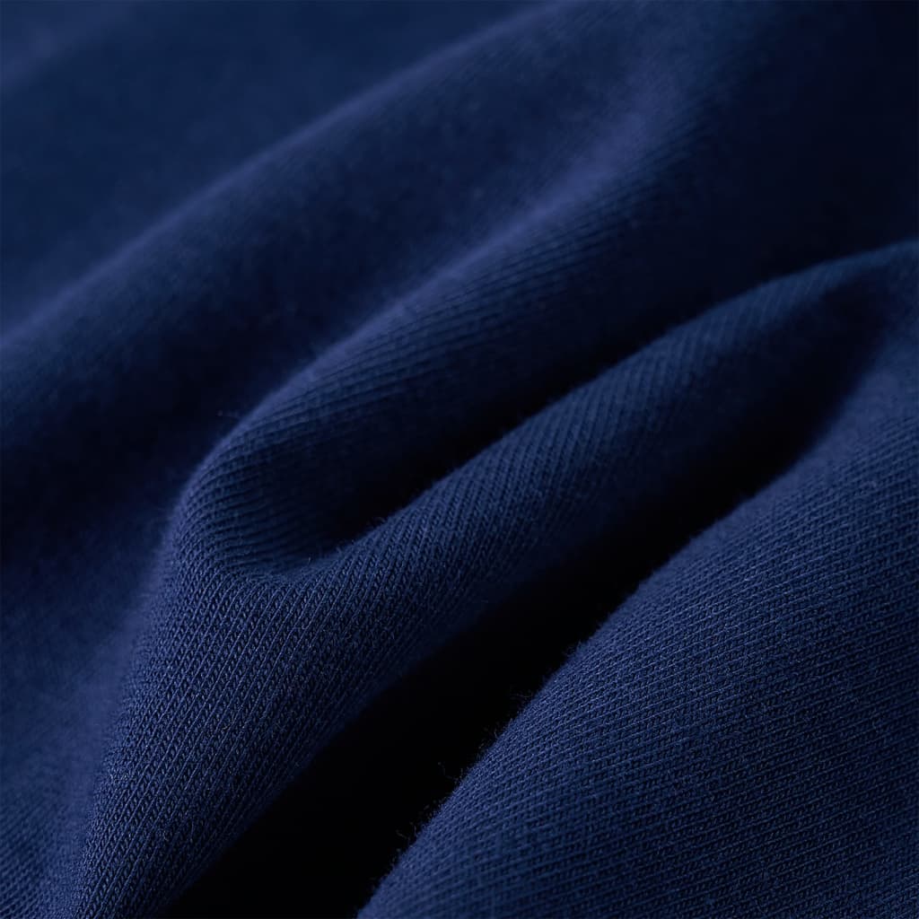 Maglietta da Bambina Maniche Lunghe Blu Marino 140 14293