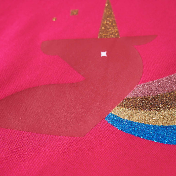 Maglietta da Bambina a Maniche Lunghe Fucsia 116 14296