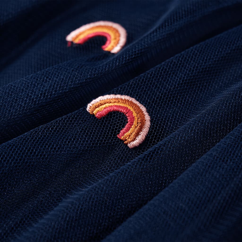 Gonna da Bambina con Tulle Blu Marino 92 14299