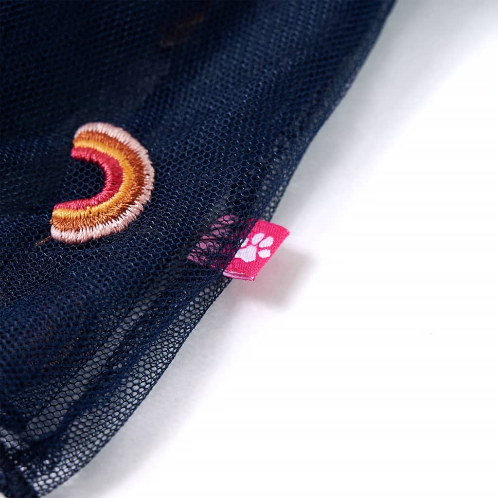 Gonna da Bambina con Tulle Blu Marino 92 14299