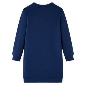 Abito in Felpa da Bambina Blu Marino 104cod mxl 108654